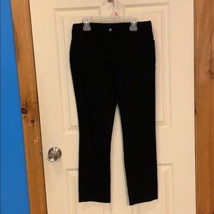 Black Style and Co stretch pants.